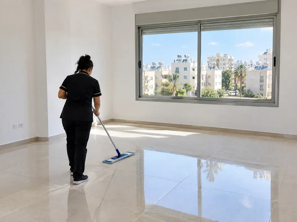 ניקיון לפני אכלוס ואחרי שיפוץ